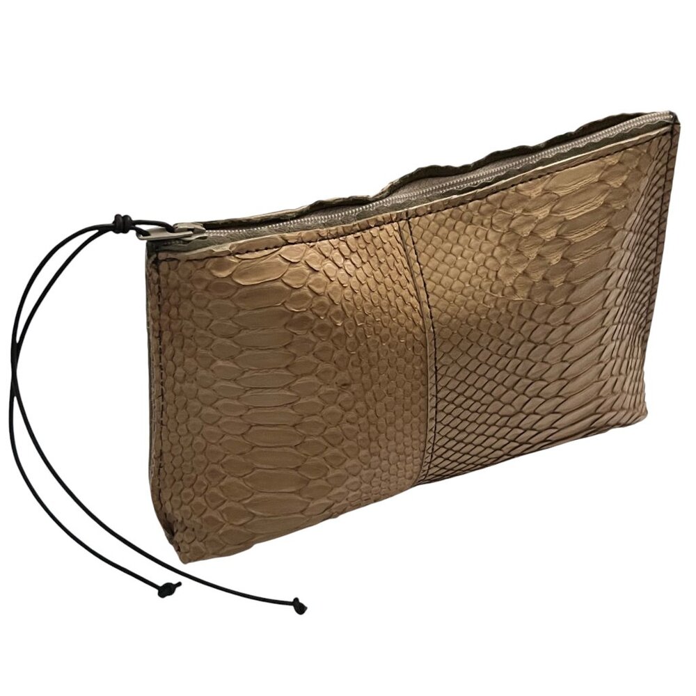 B. May Matte Python Zip Essentials Pouch - image 5